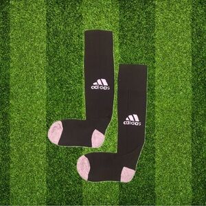 Adidas kids black soccer socks